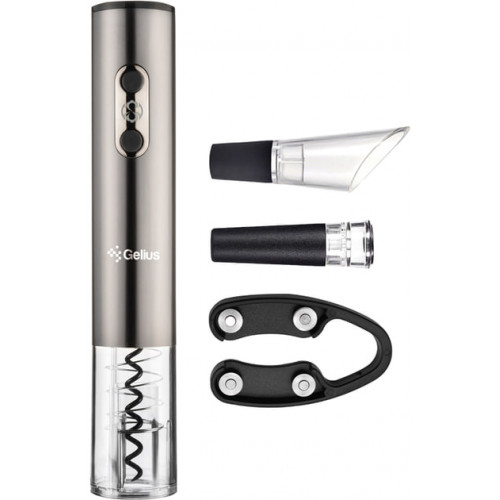 Штопор Gelius Штопор Pro Gift Kit Automatic Wine Opener GP-GW-034 (2099900886348) Купити в Україні
