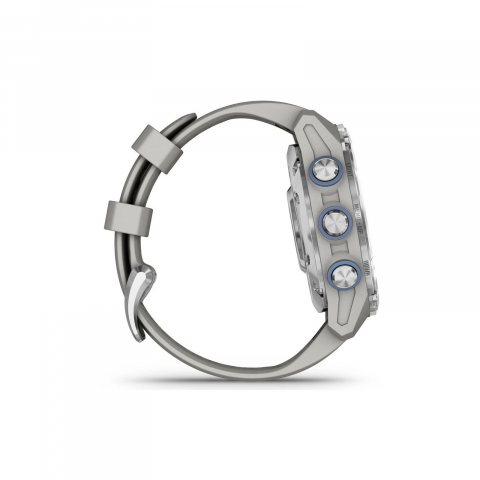 Смарт-годинник Garmin Descent Mk3 43 mm Stainless Steel with Fog Gray Silicone Band (010-02753-04/03) Купити в Україні