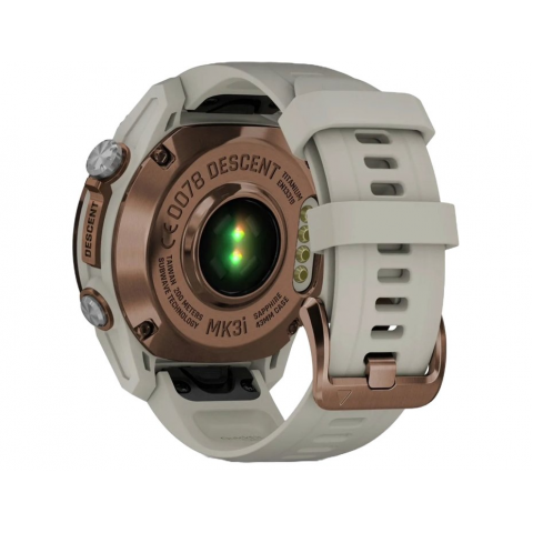 Смарт-годинник Garmin Descen Mk3i – 43 mm Bronze PVD Titanium with French Gray Silicone Band (010-02753-13/14) Купити в Україні