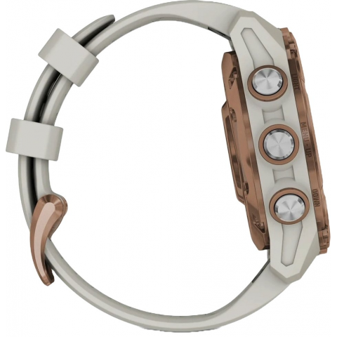 Смарт-годинник Garmin Descen Mk3i – 43 mm Bronze PVD Titanium with French Gray Silicone Band (010-02753-13/14) Купити в Україні