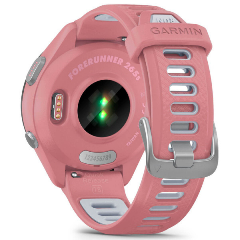 Смарт-годинник Garmin Forerunner 265S Black Bezel w. Light Pink Case and Light Pink/Whitestone S. Band (010-02810-05/15/55) Купити в Україні