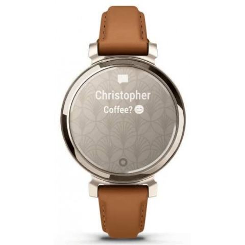 Смарт-годинник Garmin Lily 2 Classic Cream Gold with Tan Leather Band (010-02839-02/60) Купити в Україні