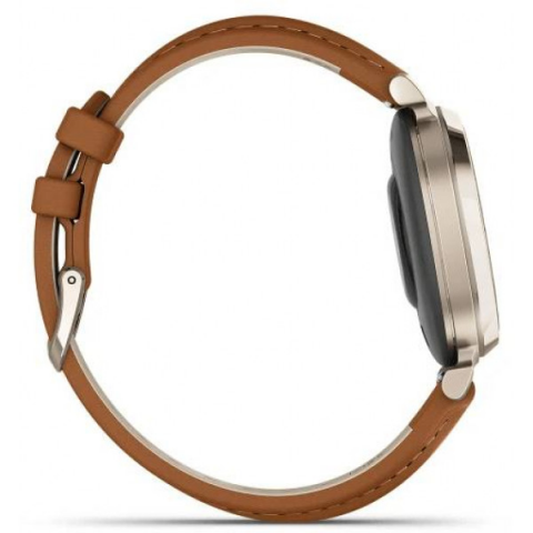 Смарт-годинник Garmin Lily 2 Classic Cream Gold with Tan Leather Band (010-02839-02/60) Купити в Україні