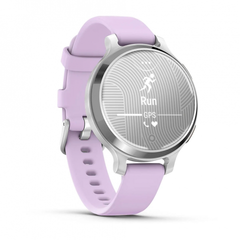 Смарт-годинник Garmin Lily 2 Active Silver with Purple Jasmine Silicone Band (010-02891-01) Купити в Україні