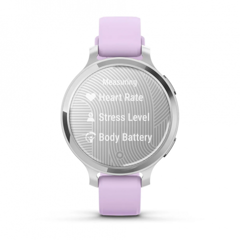 Смарт-годинник Garmin Lily 2 Active Silver with Purple Jasmine Silicone Band (010-02891-01) Купити в Україні