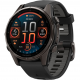 Смарт-годинник Garmin Fenix 8 43mm AMOLED Sapphire Carbon Gray DLC Tit. w. Black/Pebble Gray S. Band (010-02903-20/21/28) Купити в Україні