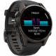 Смарт-годинник Garmin Fenix 8 43mm AMOLED Sapphire Carbon Gray DLC Tit. w. Black/Pebble Gray S. Band (010-02903-20/21/28) Купити в Україні