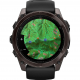 Смарт-годинник Garmin Fenix 8 51mm AMOLED Sapphire Carbon Gray DLC Titanium w. Black/Pebble Gray S. Band (010-02905-20/21/63) Купити в Україні