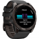 Смарт-годинник Garmin Fenix 8 51mm AMOLED Sapphire Carbon Gray DLC Titanium w. Black/Pebble Gray S. Band (010-02905-20/21/63) Купити в Україні