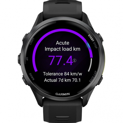 Смарт-годинник Garmin Forerunner 970 Carbon Gray DLC Titanium w. Black Case and Black/Translucent W. Band (010-02969-00/10) Купити в Україні