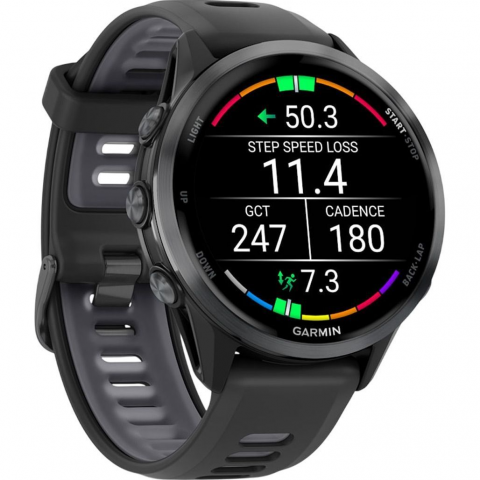 Смарт-годинник Garmin Forerunner 970 Carbon Gray DLC Titanium w. Black Case and Black/Translucent W. Band (010-02969-00/10) Купити в Україні