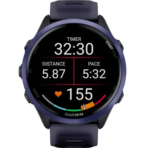 Смарт-годинник Garmin Forerunner 970 Carbon Gray DLC Titanium w. Black Case and Black/Translucent W. Band (010-02969-00/10) Купити в Україні