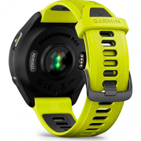 Смарт-годинник Garmin Forerunner 965 Carbon Gray Titanium Bezel w. Black Case and Amp Yell/Black S. Band (010-02809-02/12/ Купити в Україні