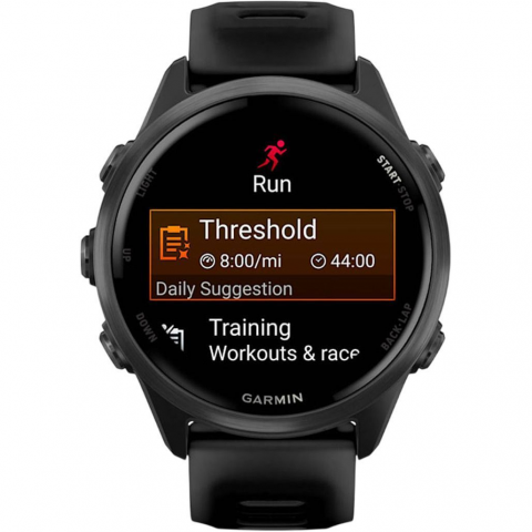 Смарт-годинник Garmin Forerunner 570 42mm Slate Gray Aluminum w. Translucent Black/Black Band (010-02970-00/40) Купити в Україні