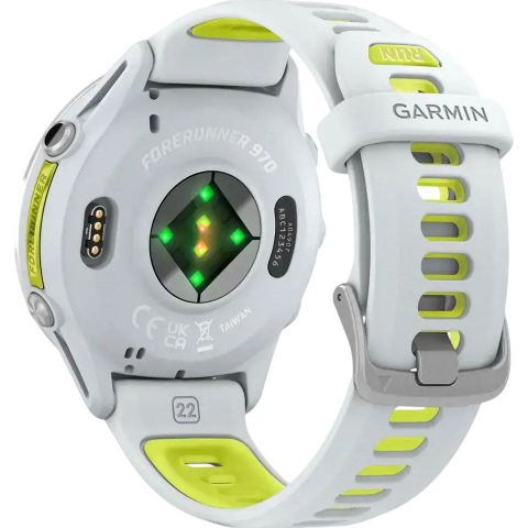 Смарт-годинник Garmin Forerunner 970 Titanium w. Whitestone Case and Whitestone/T. Amp Yellow Band (010-02969-01/11/61) Купити в Україні