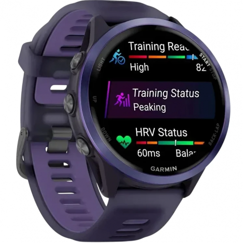 Смарт-годинник Garmin Forerunner 570 47mm Indigo Aluminium w. Translucent Imperial Purple/Indigo Band (010-02971-02/42) Купити в Україні