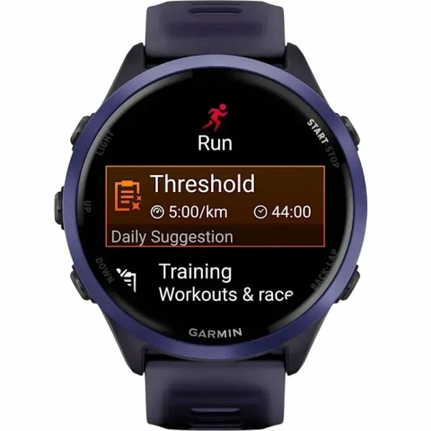 Смарт-годинник Garmin Forerunner 570 47mm Indigo Aluminium w. Translucent Imperial Purple/Indigo Band (010-02971-02/42) Купити в Україні