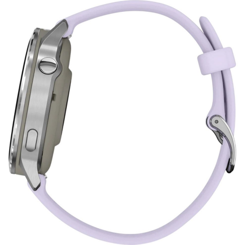 Смарт-годинник Garmin Venu 4 41 mm Silver with Periwinkle Silicone Band (010-03013-01/41) Купити в Україні