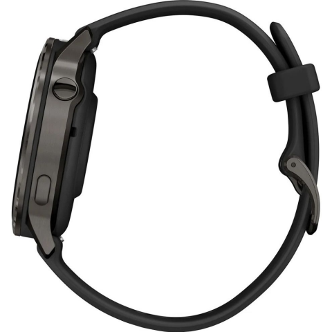 Смарт-годинник Garmin Venu 4 41 mm Slate with Black Silicone Band (010-03013-02/42) Купити в Україні