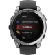 Смарт-годинник Garmin Fenix E 47mm AMOLED Stainless Steel with Black Silicone Band (010-03025-02/00) Купити в Україні