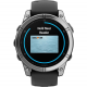 Смарт-годинник Garmin Fenix E 47mm AMOLED Stainless Steel with Black Silicone Band (010-03025-02/00) Купити в Україні
