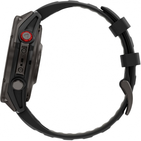Смарт-годинник Garmin Fenix 8 Pro 47mm AMOLED Carbon Gray DLC Titanium with Black/Pebble Gray (010-03198-00/01) Купити в Україні