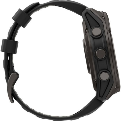 Смарт-годинник Garmin Fenix 8 Pro 51 mm AMOLED Carbon Gray DLC Titanium with Black/Pebble Gray (010-03199-00/01) Купити в Україні