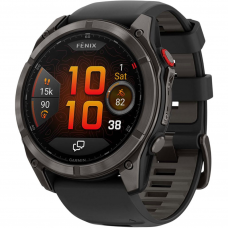 Смарт-годинник Garmin Fenix 8 Pro 51 mm AMOLED Carbon Gray DLC Titanium with Black/Pebble Gray (010-03199-00/01)
