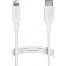 Кабель Amazon Basics USB-C to Lightning, 6 Feet, White