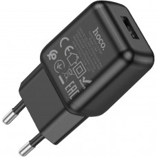 Зарядний пристрій Hoco C96A single port charger 1USB/2,1A Black