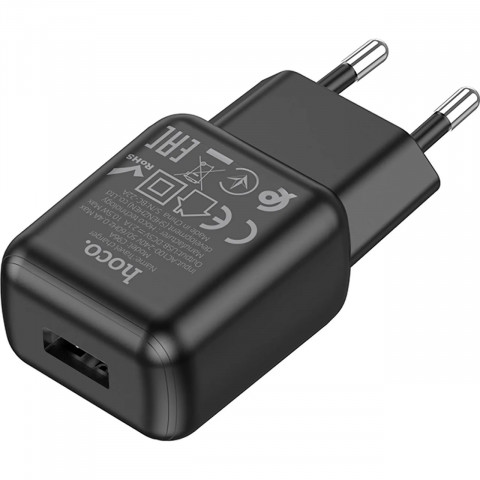 Зарядний пристрій Hoco C96A single port charger 1USB/2,1A Black Купити в Україні