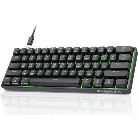 Клавіатура Dierya DK61SE Black Купити в Україні