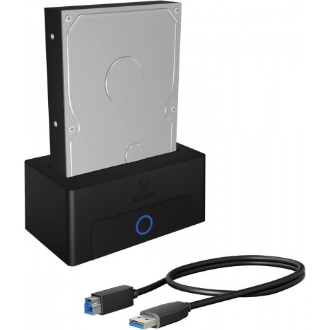 Док-станція ICY BOX IB-1122-U3 для жорстких дисків 2,5-3,5 Купити в Україні