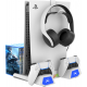 Підставка для Sony PlayStation 5 Slim з зарядкою для геймпадів DualSense iPega PG-P5S023