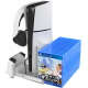 Підставка для Sony PlayStation 5 Slim з зарядкою для геймпадів DualSense iPega PG-P5S023