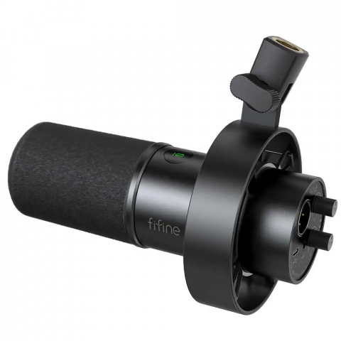 Мікрофон студійний/ для стрімінгу, подкастів Fifine K688 Black Купити в Україні
