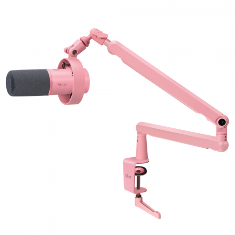Мікрофон студійний/ для стрімінгу, подкастів Fifine T688P Pink Купити в Україні