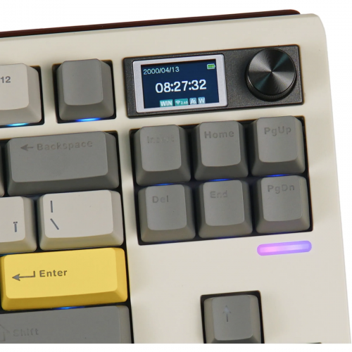 Клавіатура механічна бездротова EPOMAKER Shadow-S Mulan White (SHS-W-M) Купити в Україні
