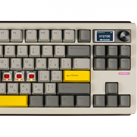 Клавіатура механічна бездротова EPOMAKER Shadow-S Mulan White (SHS-W-M) Купити в Україні