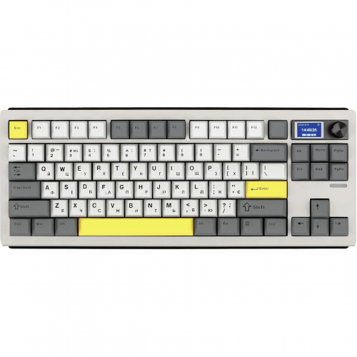 Клавіатура механічна бездротова EPOMAKER Shadow-S Mulan White (SHS-W-M) Купити в Україні