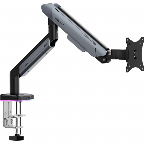 Настільна стійка Anda Seat Stealth Pro II RGB 17-42" Titanium (AD-W-A9X-1S-BT) Купити в Україні