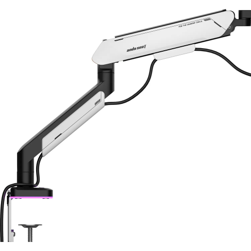 Настільна стійка Anda Seat Stealth Pro II RGB 17"-42" White (AD-W-A9X-1S-BW) Купити в Україні