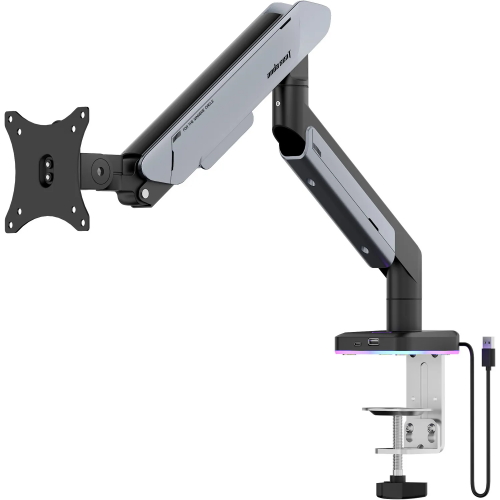 Настільна стійка Anda Seat Stealth Pro II RGB 17"-42" Titanium (AD-W-A9X-1S-BT) Купити в Україні