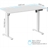 Комп&#039;ютерний стіл OfficePro ODE1260W White Купити в Україні