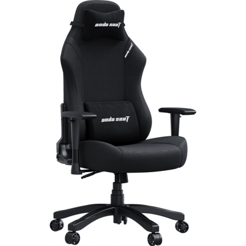 Комп'ютерне крісло для геймера Anda Seat Luna L Black Fabric (AD18-44-B-F) Купити в Україні