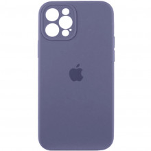 Чохол для смартфона Silicone Full Case AA Camera Protect for Apple iPhone 12 Pro Max Lavender Grey (FullAAi12PM-28)