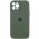 Чохол Silicone Full Case AA Camera Protect for Apple iPhone 12 Pro Max Atrovirens (FullAAi12PM-40) Купити в Україні