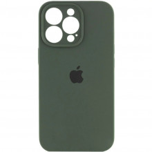 Чохол накладка Silicone Full Case AA Camera Protect for Apple iPhone 13 Pro 40,Atrovirens (FullAAi13P-40)