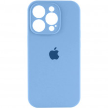 Чохол накладка Silicone Full Case AA Camera Protect for Apple iPhone 13 Pro Cornflower (FullAAi13P-49)