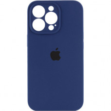Чохол накладка Silicone Full Case AA Camera Protect для Apple iPhone 13 Pro Max Dark Blue (FullAAi13P-7)